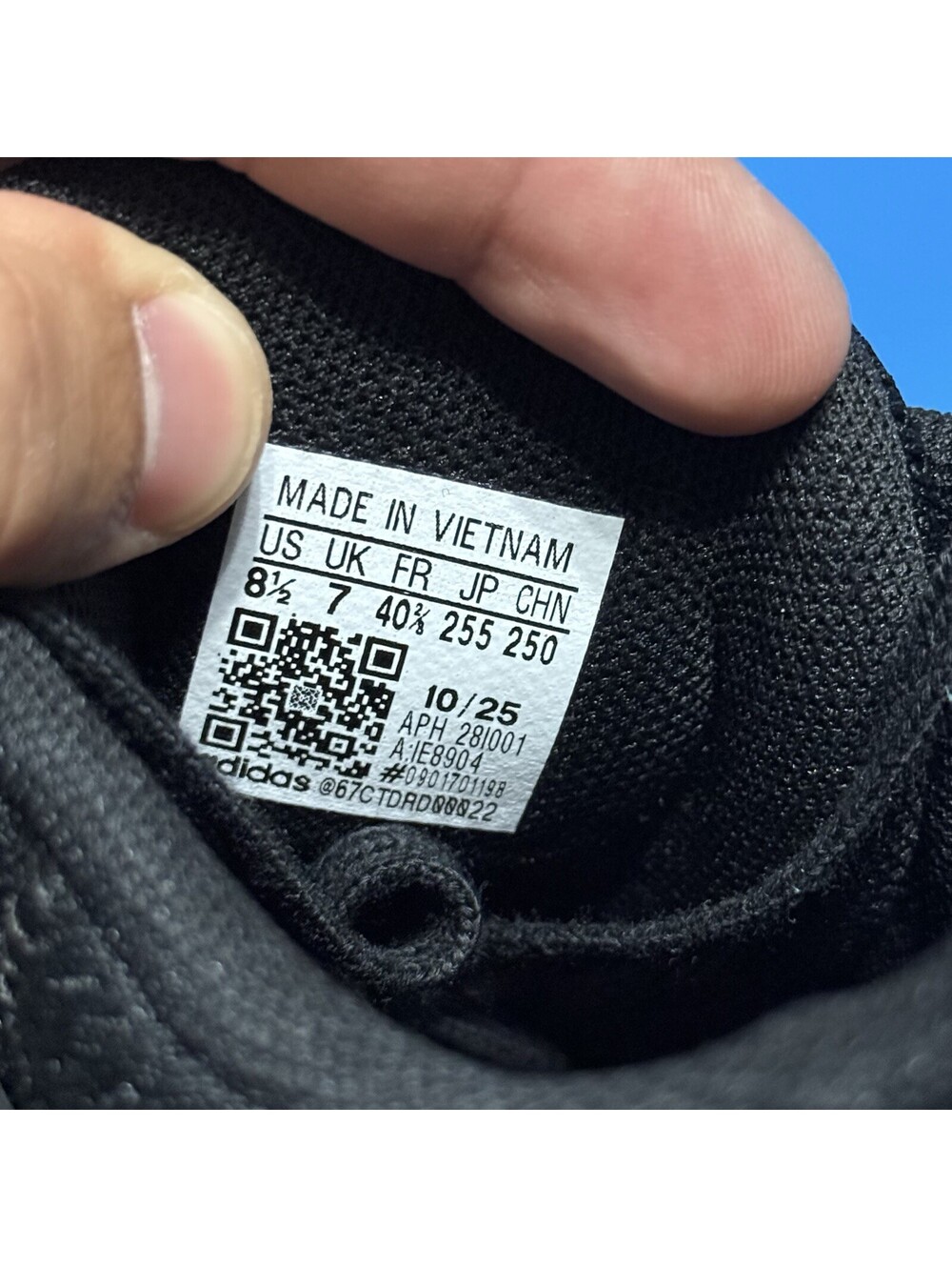 Adidas Ultimashow 2.0 Cloud foam Running Shoes Black White IE8904 Women’s 8.5 - Picture 6 of 7
